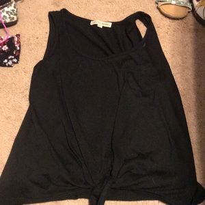 NWT black sleeveless shirt